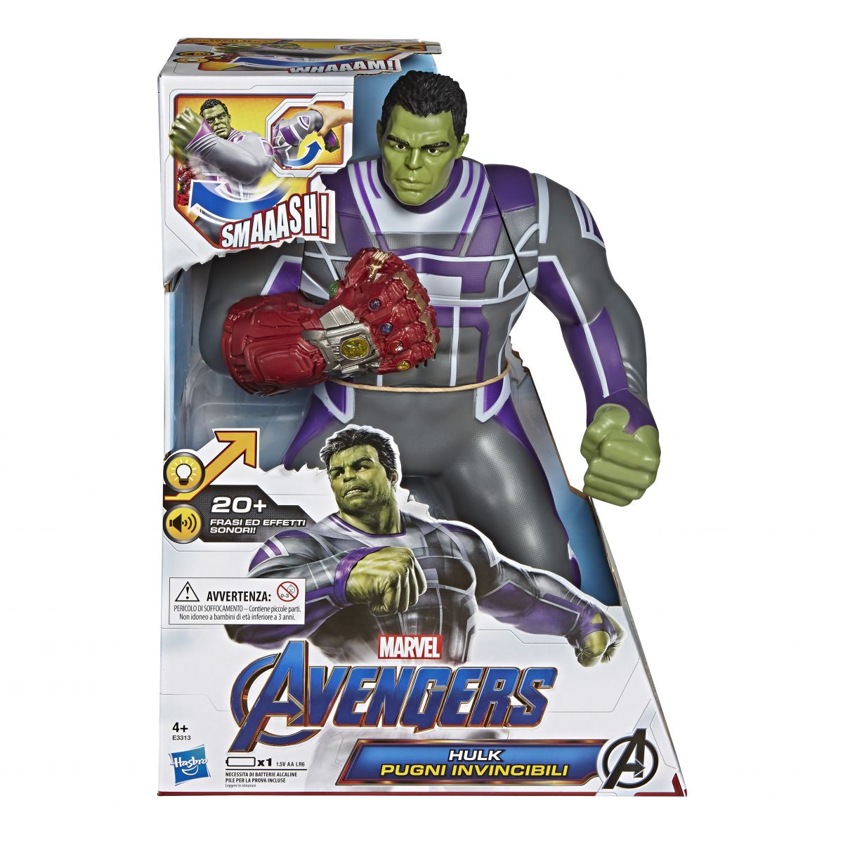 AVENGERS FEATURE HULK E3313IT4 Giocattolo